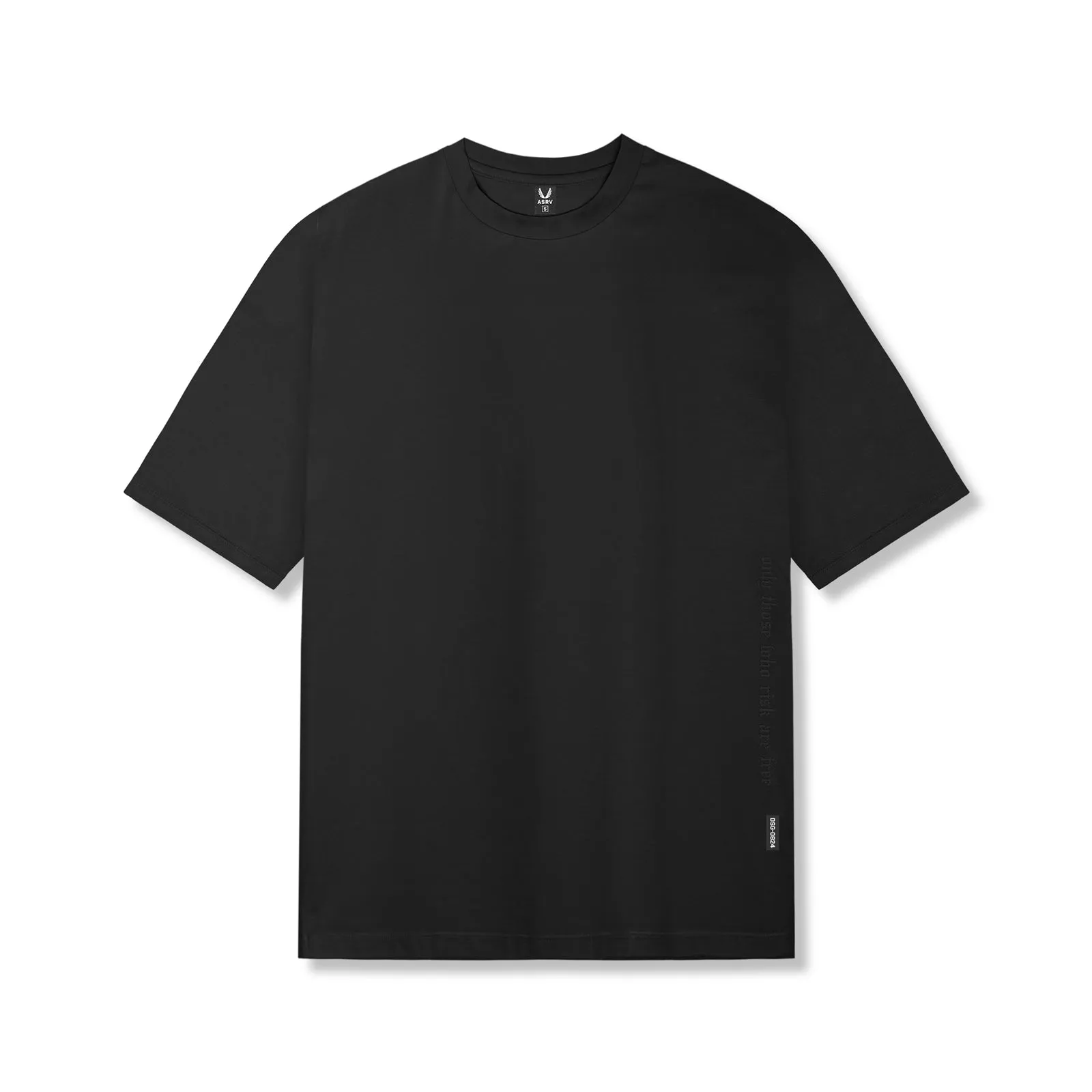 0824. Supima® Oversized Tee - Black