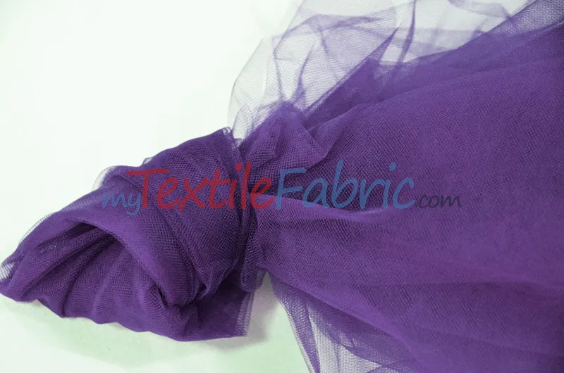 108" Wide Bridal Tulle | Nylon Tulle Illusion Fabric | Soft Bridal Veil & Decor | 50 Yard Bolt |