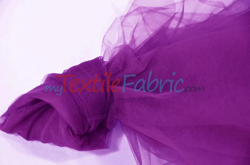 108" Wide Bridal Tulle | Nylon Tulle Illusion Fabric | Soft Bridal Veil & Decor | 50 Yard Bolt |