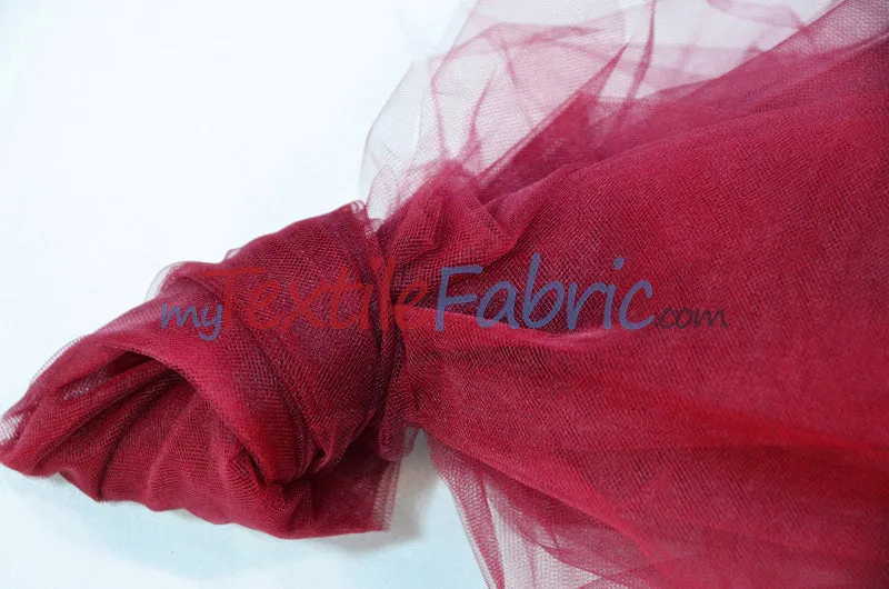 108" Wide Bridal Tulle | Nylon Tulle Illusion Fabric | Soft Bridal Veil & Decor | 50 Yard Bolt |