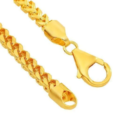 10k Yellow Gold Mens Franco Chain 5 mm