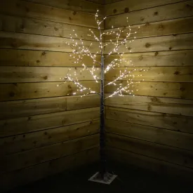 1.5m Indoor & Outdoor Christmas Deco Tree With 400 Warm White LED Lights