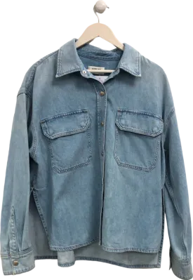 AGOLDE Blue Denim Shirt UK M