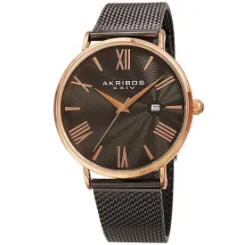 Akribos Xxiv Quartz Grey Dial Men's Watch AK1110GNR