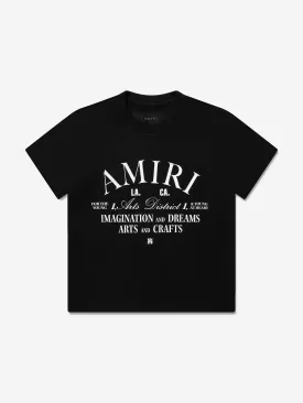 Amiri Kids Arts District T-Shirt in Black