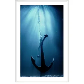 Anchor Dark Framed Wall Art