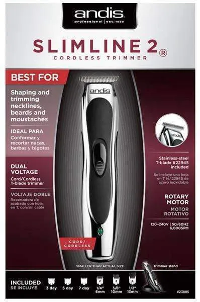 Andis Slimline2 Cordless T-Blade Trimmer