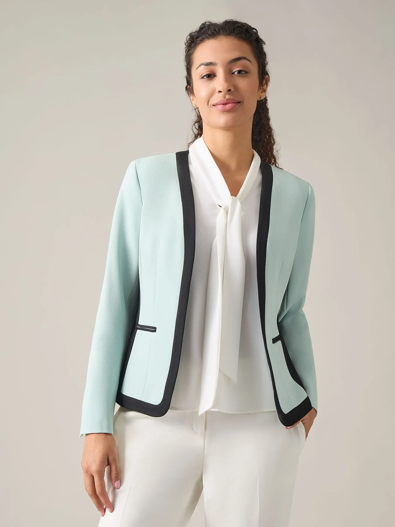 Anna Iconic Stretch Crepe Jacket
