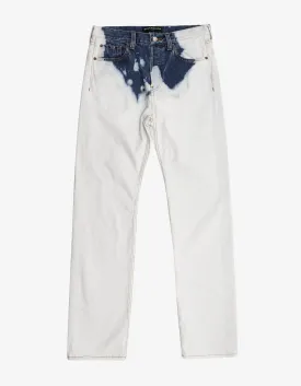 Bleached Denim Jeans -