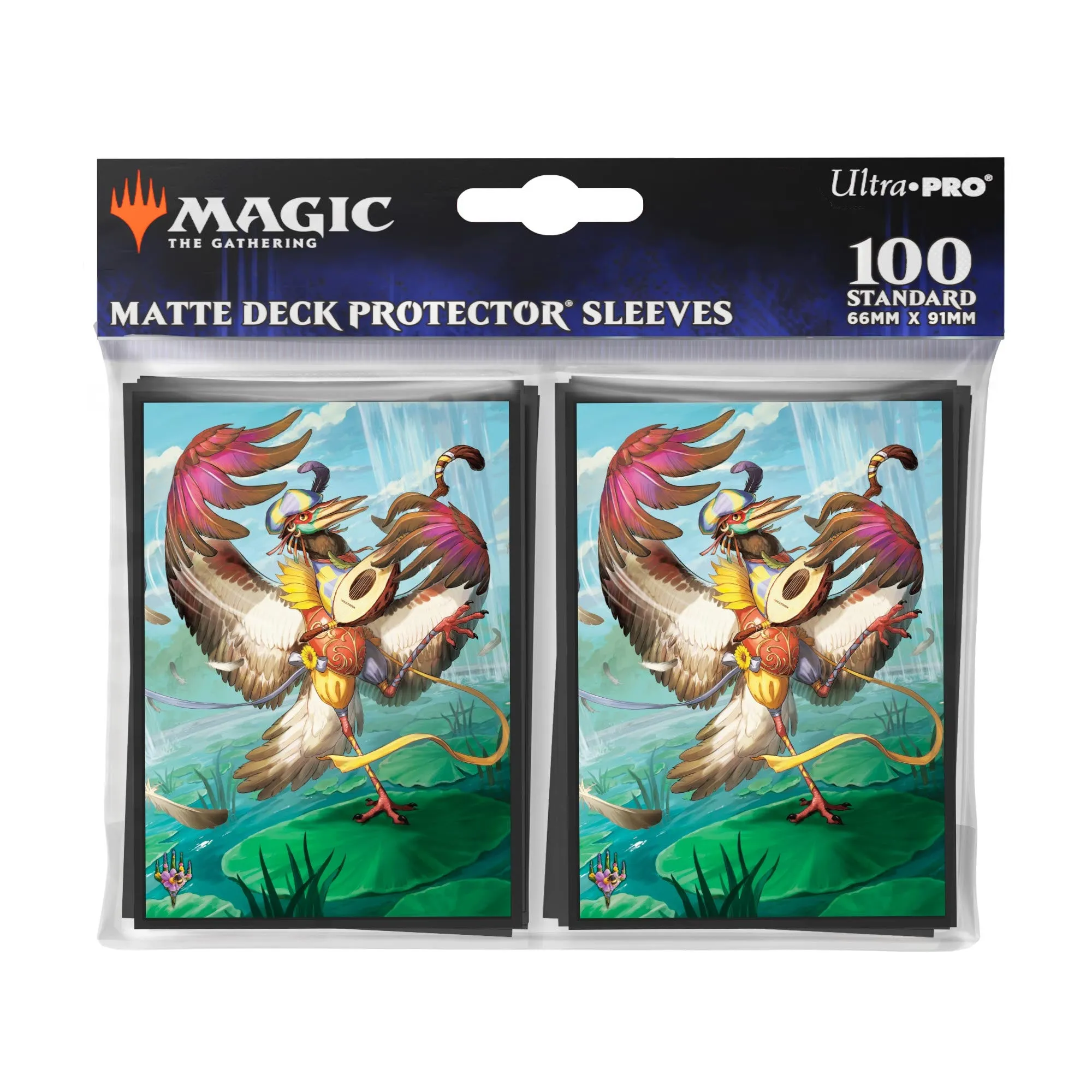 Bloomburrow Zinnia, Valley’s Voice Deck Protector Sleeves (100ct) for Magic: The Gathering