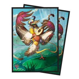 Bloomburrow Zinnia, Valley’s Voice Deck Protector Sleeves (100ct) for Magic: The Gathering