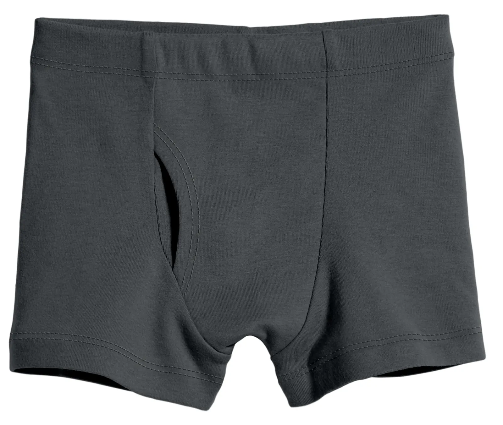 Boys Organic Boxer Briefs Seconds | Damage Charcoal