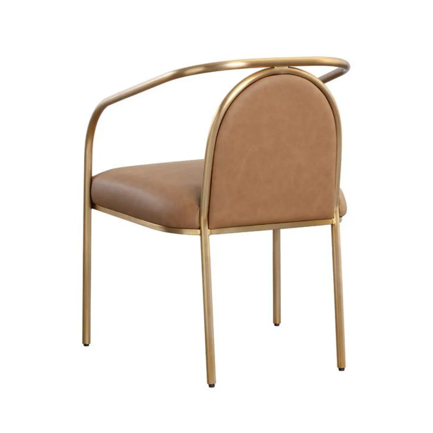 Cicero Cognac Dining Arm Chair