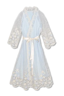 CLAIRE - CHILDREN'S SKY BLUE DRESSING GOWN