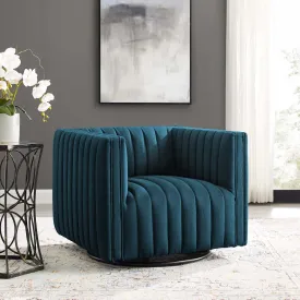 Conjure Tufted Swivel Upholstered Armchair by Modway