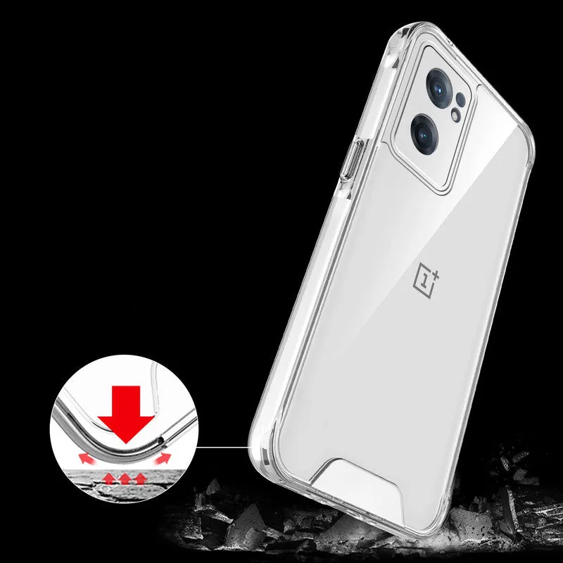 Crystal Clear Transparent Back Cover Case for OnePlus Nord CE 2 5G