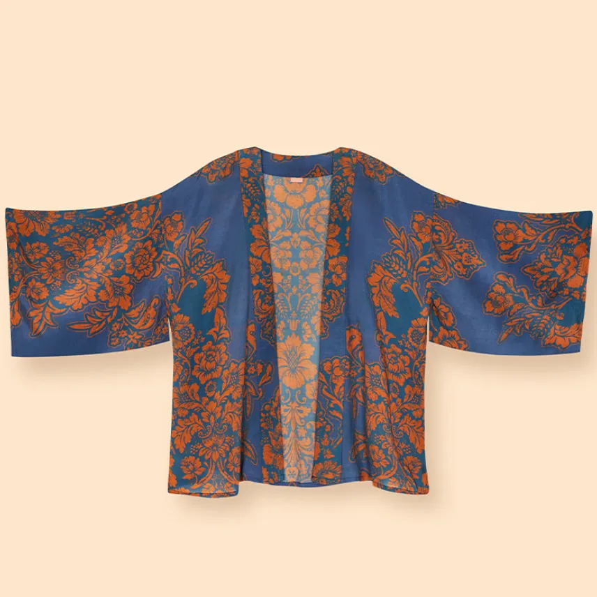 Denim Tapestry - Kimono Jacket