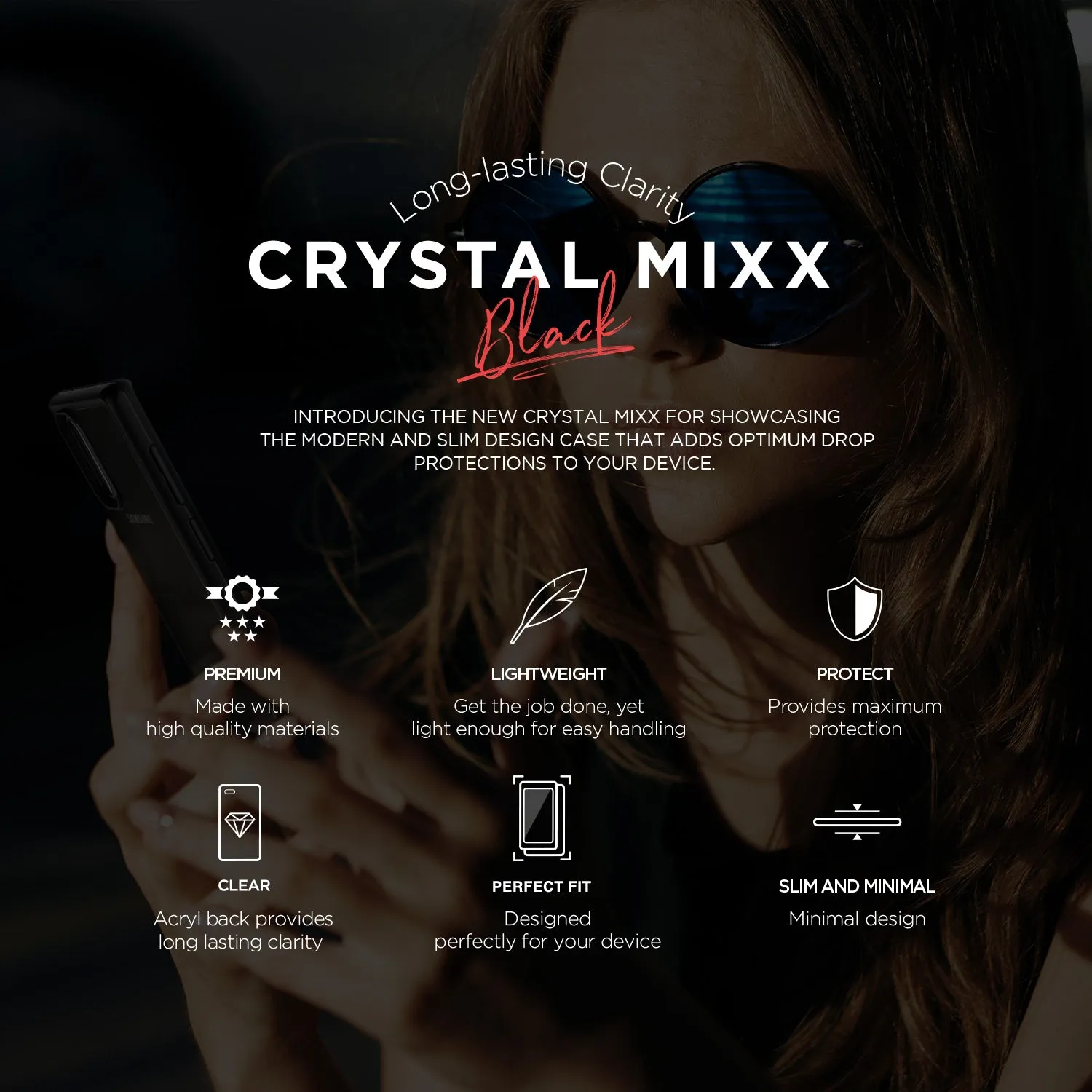 Galaxy Note 10 Case Damda Crystal Mixx