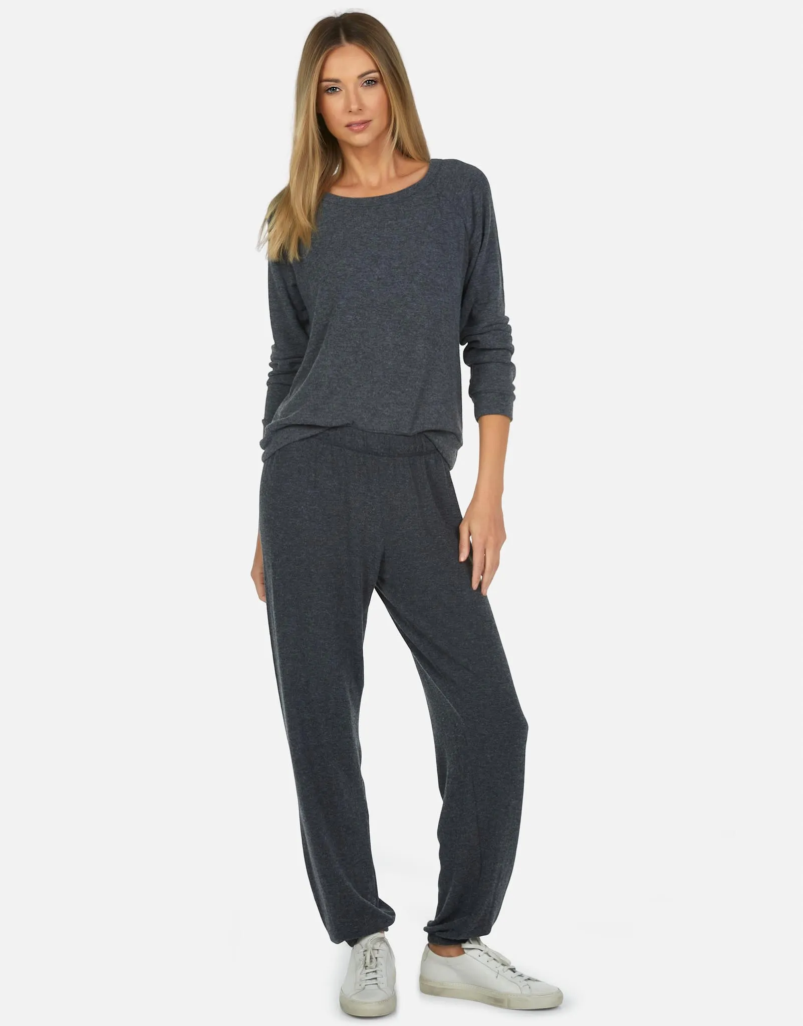 George Core Boyfriend Sweatpant Heather Black