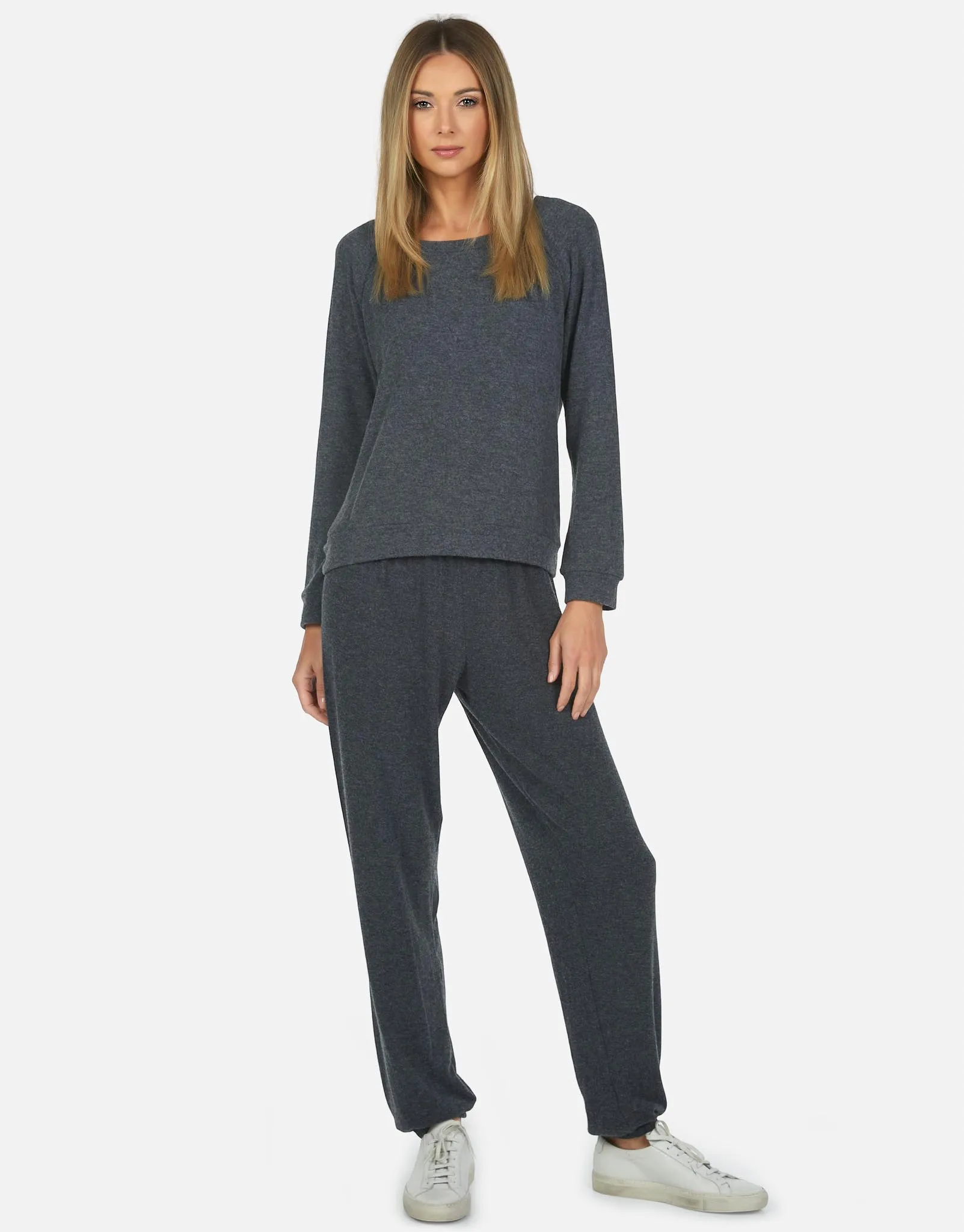 George Core Boyfriend Sweatpant Heather Black