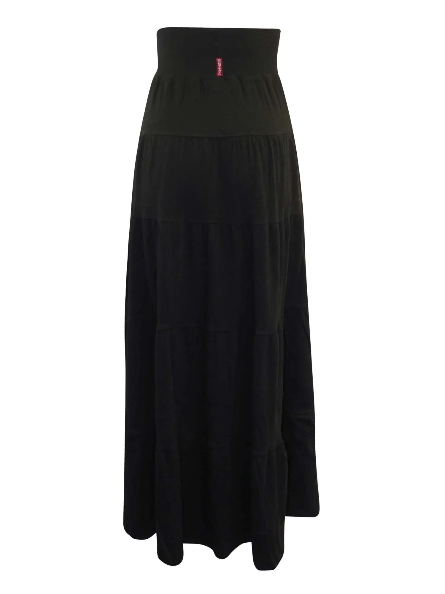 Hard Tail Tiered Maxi Skirt T-231