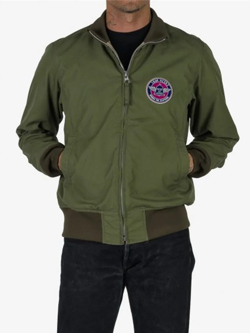 Iron Heart IHJ-130-OLV Reversible Tanker Jacket - Olive