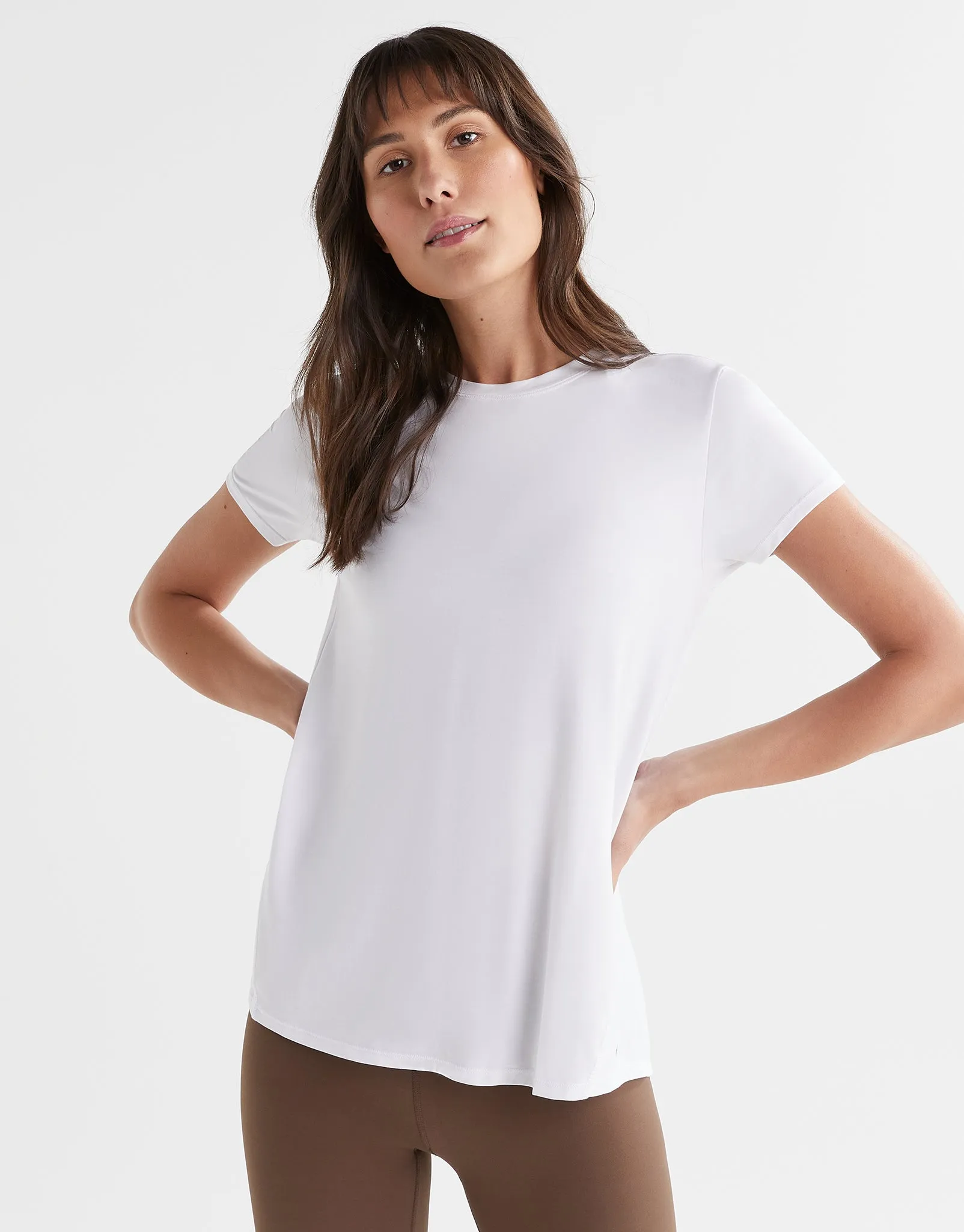 Kendall Short Sleeve Tee - White