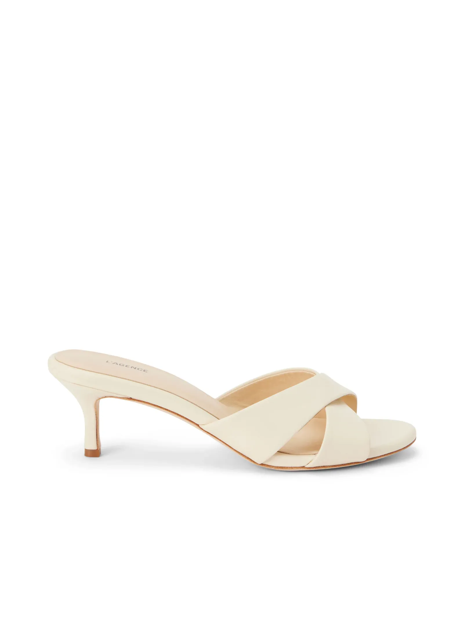 LA1321e L'Agence Aveline Kitten-Heel Sandal