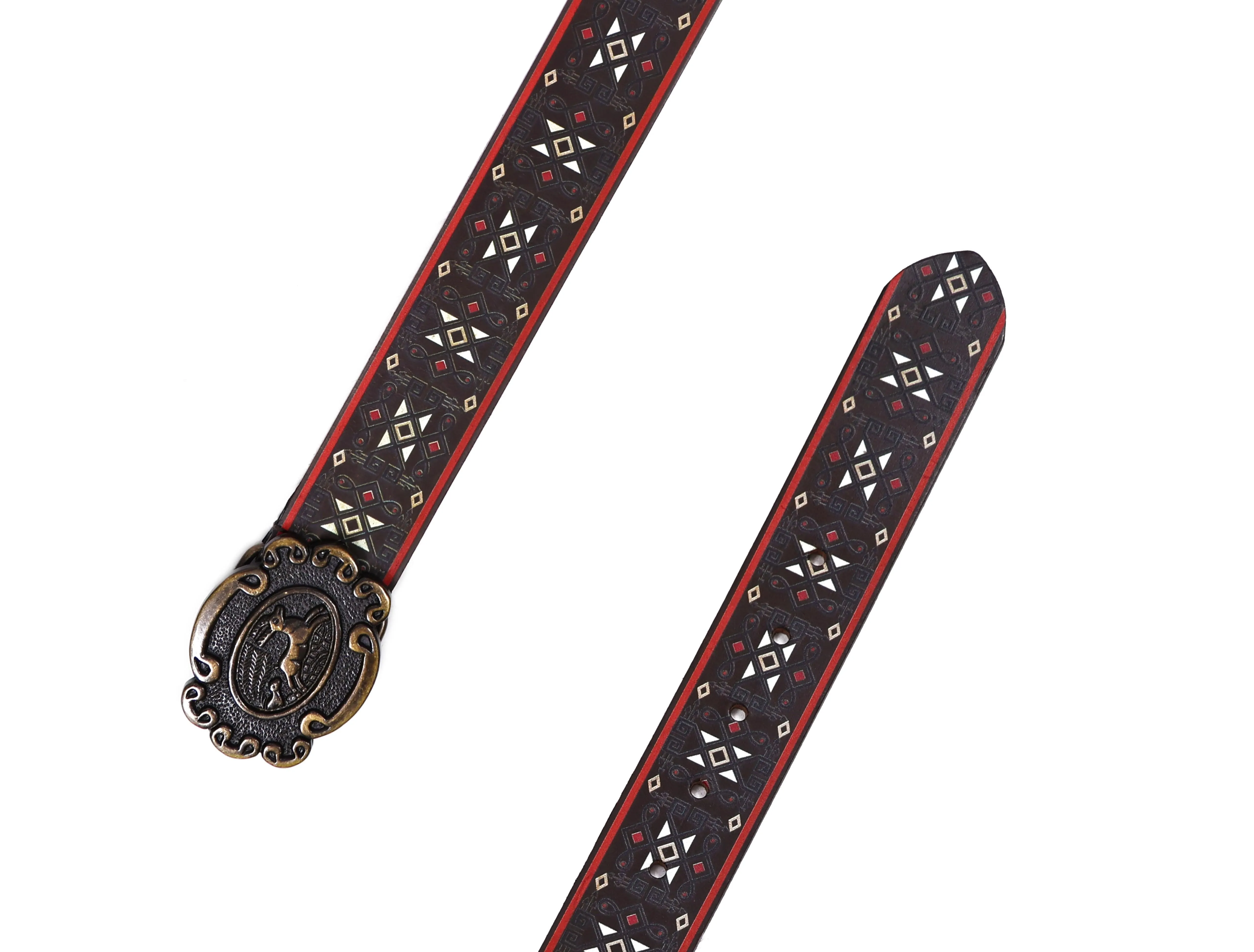 "Customized Chic: Elevate Your Look with Leather Printing Belts" Art: LB-818