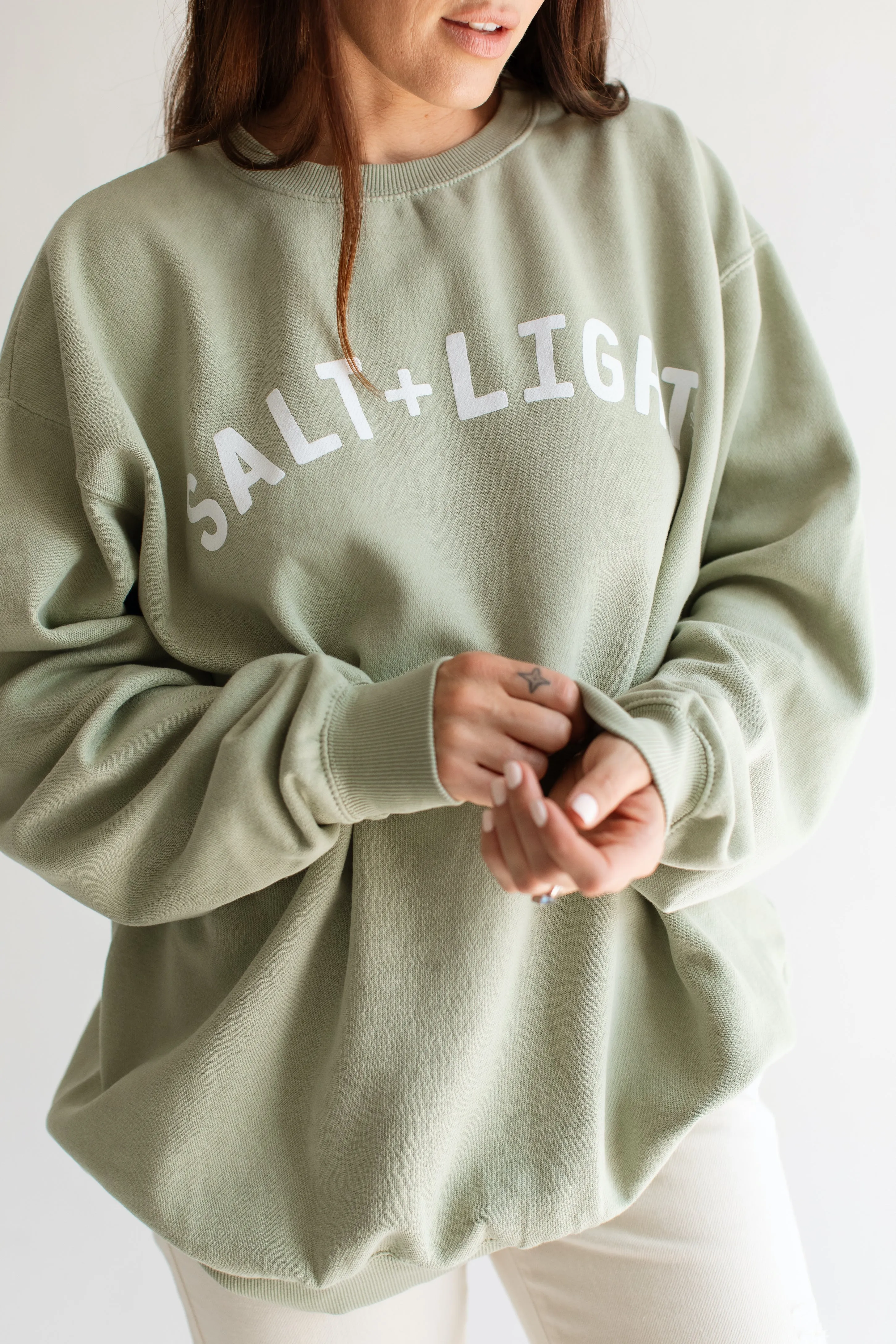 Salt   Light Crewneck