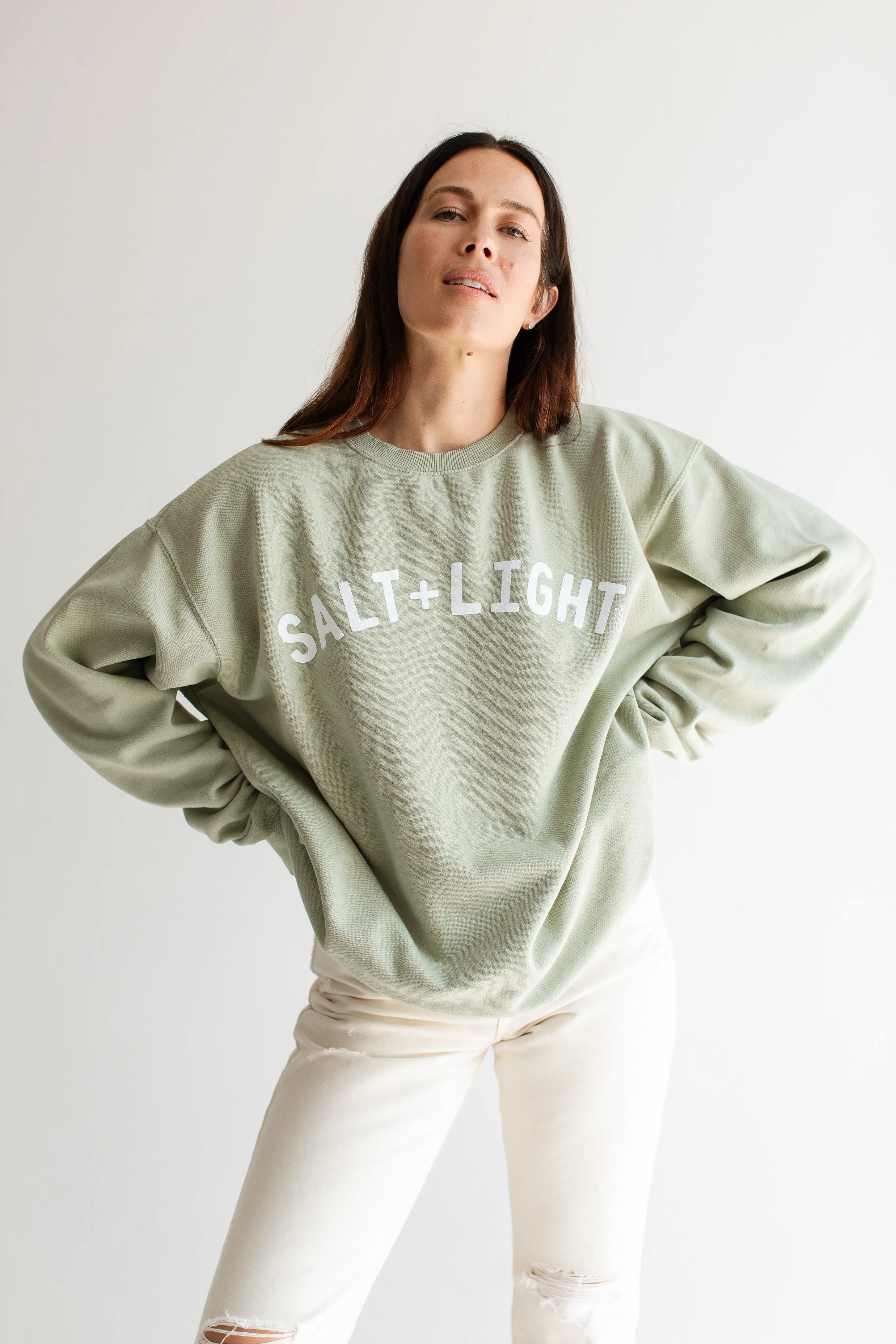 Salt   Light Crewneck