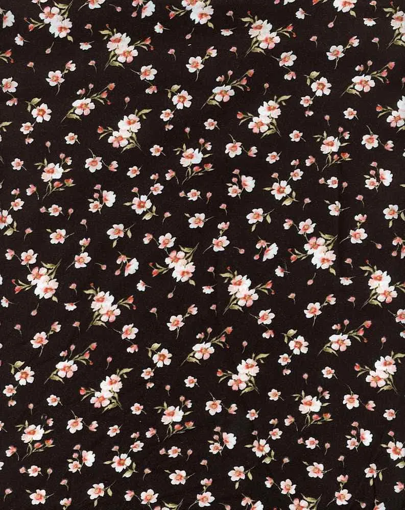 SMALL FLORAL PRINTED ON RAYON CHALLIS NFF210312D-011