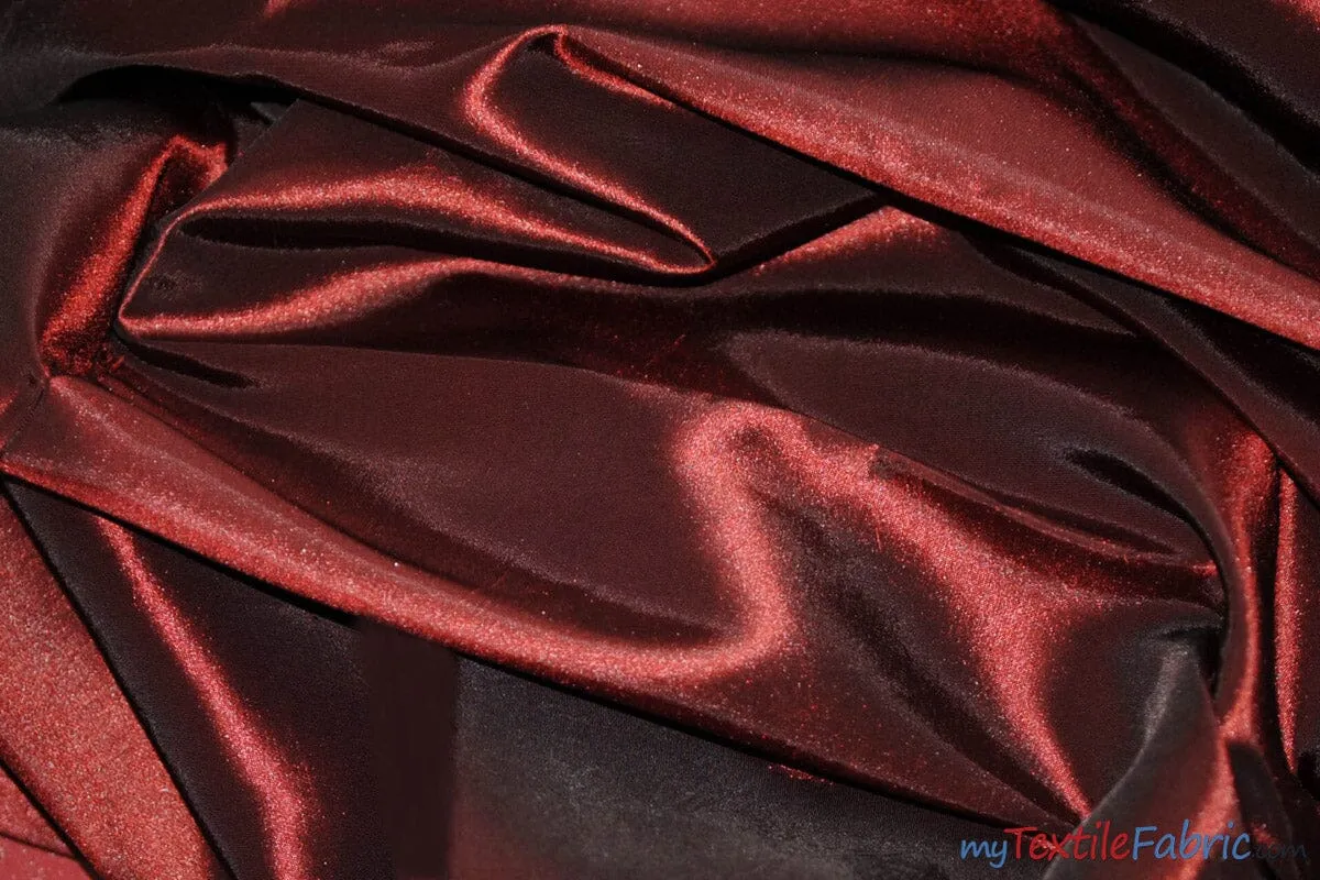 Stretch Taffeta Fabric - 60&#34; Wide - Multiple Solid Colors - Sample Swatch - Costumes, Apparel, Cosplay, Designs