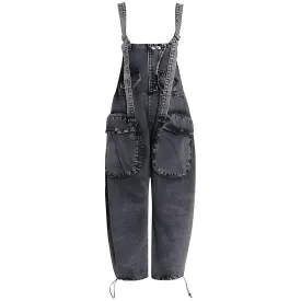 The Dakota Oversized Denim Overalls